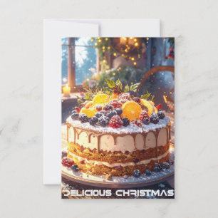 KÖSTLICHE CHRISTMAS - Moderner Stil - Karte