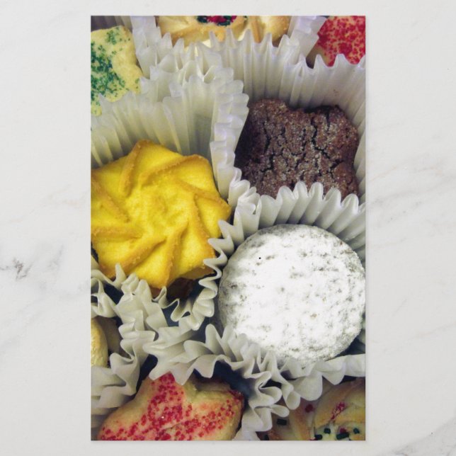 Köstliche Cookies Briefpapier (Vorderseite)