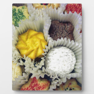 Köstliche Cookies Fotoplatte