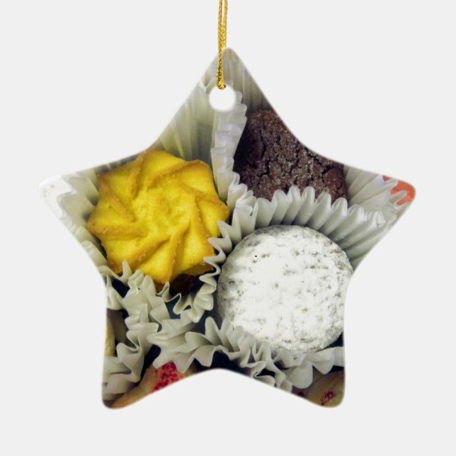 Köstliche Cookies Keramikornament (Vorne)