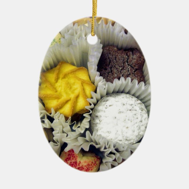 Köstliche Cookies Keramikornament (Vorne)