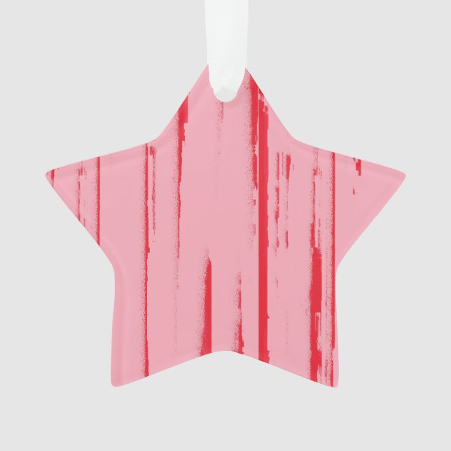 Köstliche Creme Candy Print Ornament (Vorderseite)