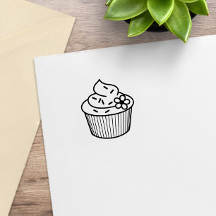 Köstliche Cupcake Loyalty erhalten Sie kostenlos Gummistempel