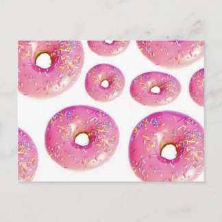 Köstliche Donuts. Postkarte