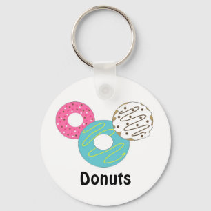 Köstliche Donuts Schlüsselanhänger