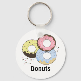 Köstliche Donuts Schlüsselanhänger