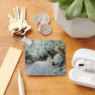 Köstliche Einsamkeit durch Frank Bramley, Vintage  Schlüsselanhänger