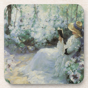 Köstliche Einsamkeit von Frank Bramley, Vintage Ar Getränkeuntersetzer