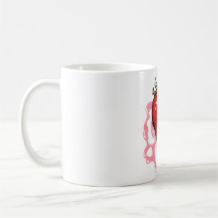 "köstliche Erdbeer" Tasse
