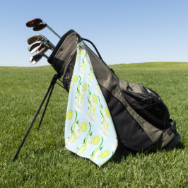 Köstliche Erfrischung Mint Lemon Limon Spritzer Golfhandtuch