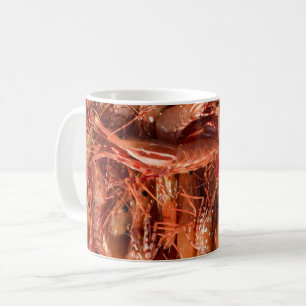 Köstliche Garnelen Kaffeetasse