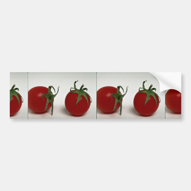Köstliche Kirschtomaten Autoaufkleber (Vorne)