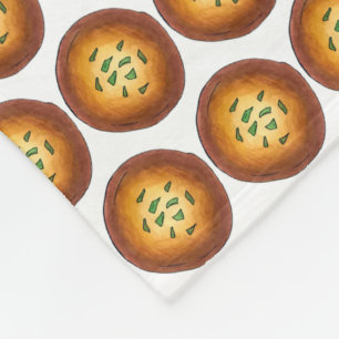 Köstliche Malpua Indian Pancake Mithai Süßigkeiten Fleecedecke