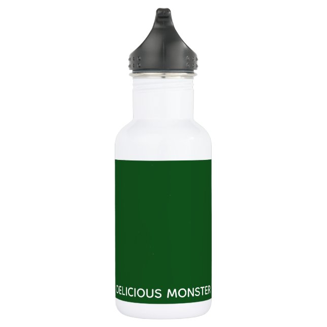 Köstliche Monster-grüne Farbe Edelstahlflasche (Rechts)