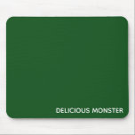 Köstliche Monster-grüne Farbe Mousepad<br><div class="desc">Köstliche Monster-grüne Farbe</div>