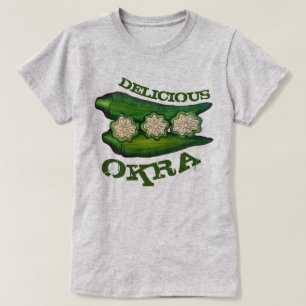Köstliche Okra Pods Südliche Küche T-Shirt