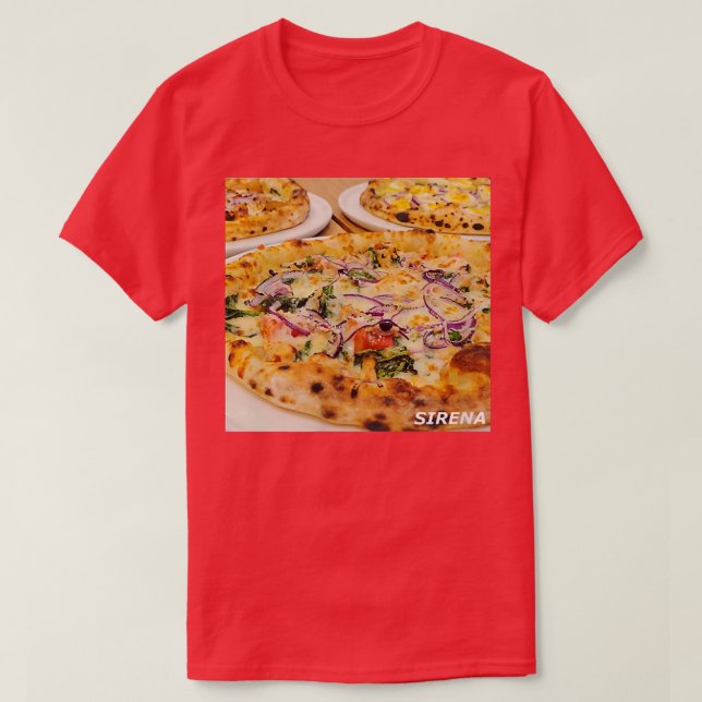 Köstliche Pizza  T-Shirt (Design vorne)