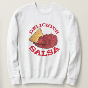 Köstliche Tomate Salsa Tortilla Chips mexikanische Sweatshirt
