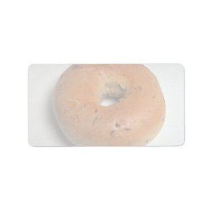 Köstlicher Bagel Adressaufkleber