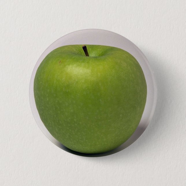 Köstlicher grüner Apfel Button (Vorderseite)