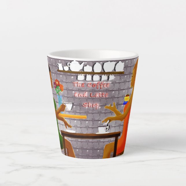 Köstlicher Kaffee mit einer Tasse Freundschaft (Vorderseite)