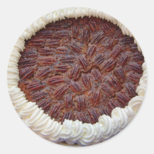 Köstlicher Pecan Pie! Runder Aufkleber