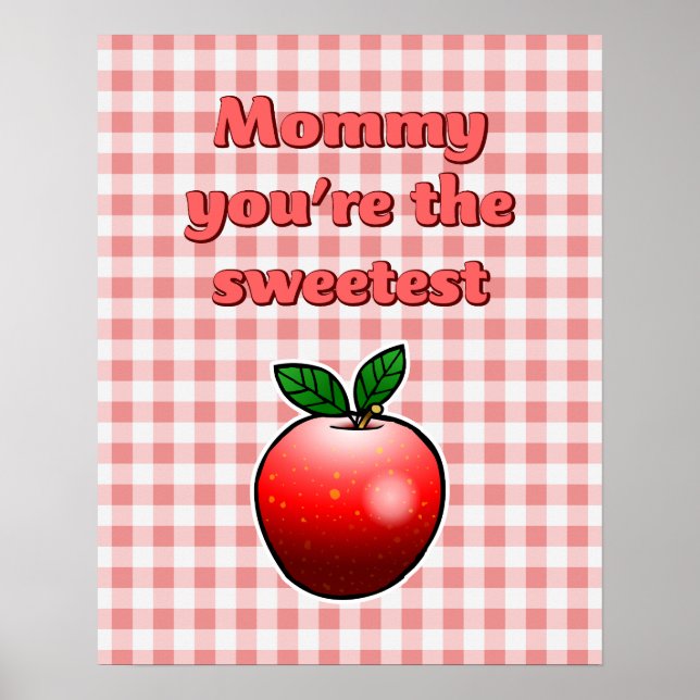 Köstlicher Red Apple Poster (Vorne)