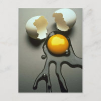 Köstliches gebrochenes Ei