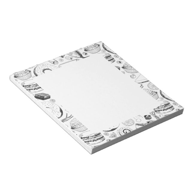 Köstliches Muster Notizblock (angewinkelt)