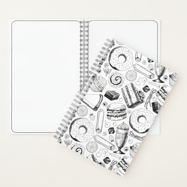 Köstliches Muster Notizbuch (Innen)