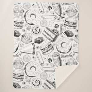 Köstliches Muster Sherpadecke