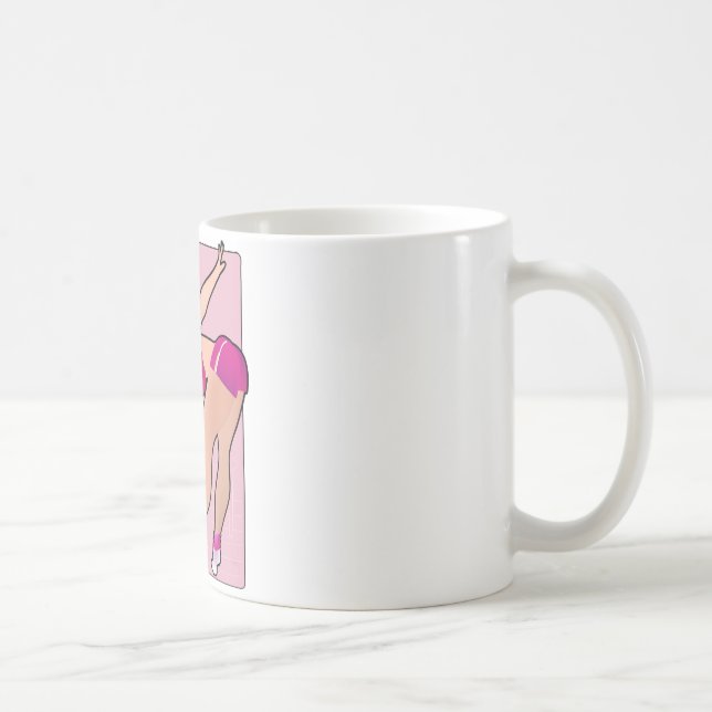 Köstliches Trainings-Mädchen Kaffeetasse (Rechts)
