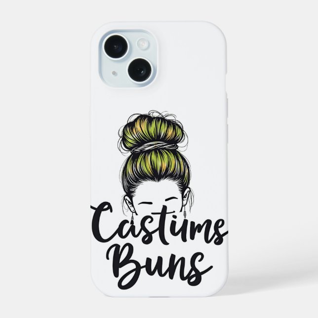 Kostüm-Brötchen  iPhone 15 Hülle (Rückseite)