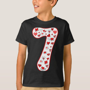 Kostüm-Duo Nummer 7 Paar 67 Meme Six Seven Vale T-Shirt