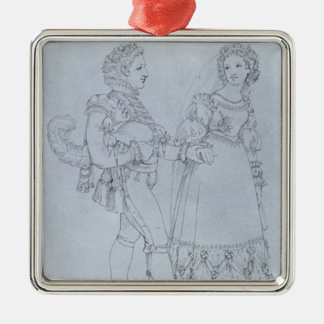 Kostüm entwirft Figaro und Susanna von der Oper Silbernes Ornament (Vorne)