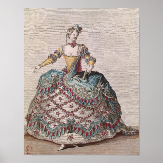 Kostüm für eine indische Frau Poster (Vorne)