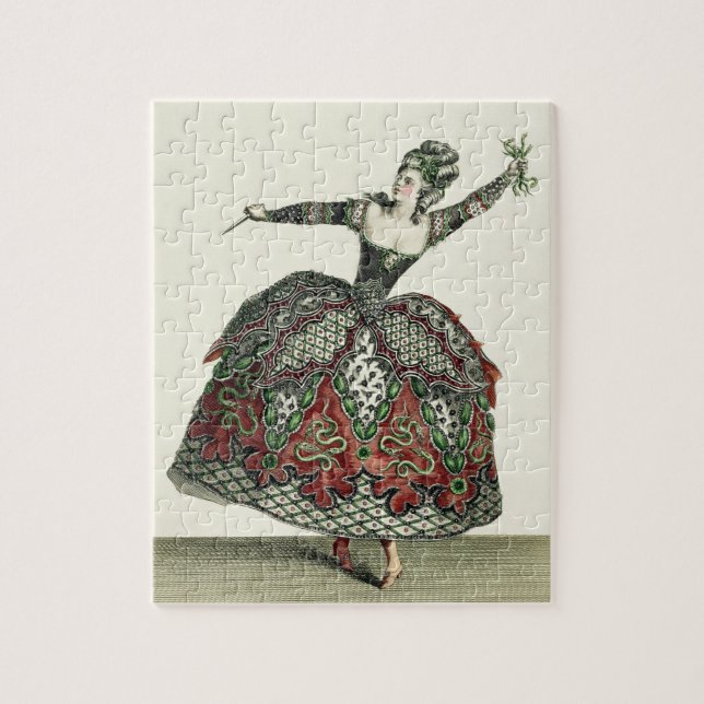 Kostüm für eine Wut in "Iphigenia in Tauris" und Puzzle (Vertikal)