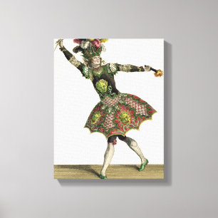 Kostüm für einen Dämon "in Armide", "in der Leinwanddruck