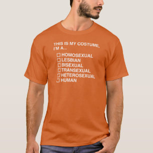 KOSTÜM FÜR MENSCHEN ZUM MULTIPLE CHOICE HALLOWEEN T-Shirt