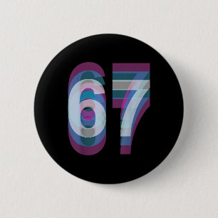 Kostüm für Paare 67 Six Seven Meme Lustig Button