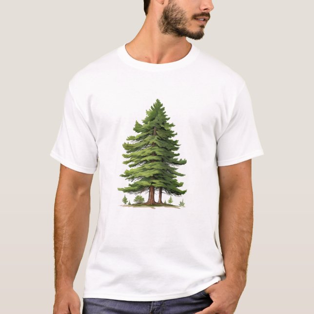 Kostüm für Pinaceae Pine T-Shirt (Vorderseite)