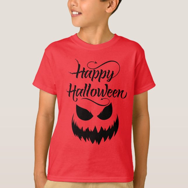 Kostüm Happy Halloween T - Shirt (Vorderseite)