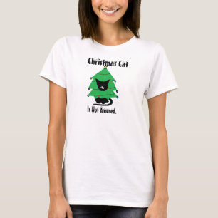 Kostüm-Katze; Weihnachtskatze T-Shirt