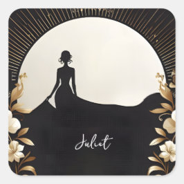 Kostüm Men Tuxedo Fett Schwarze Krawatte Brautpart Quadratischer Aufkleber