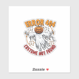 Kostüm nicht gefunden Halloween-Kürbis-Geist_1 Aufkleber