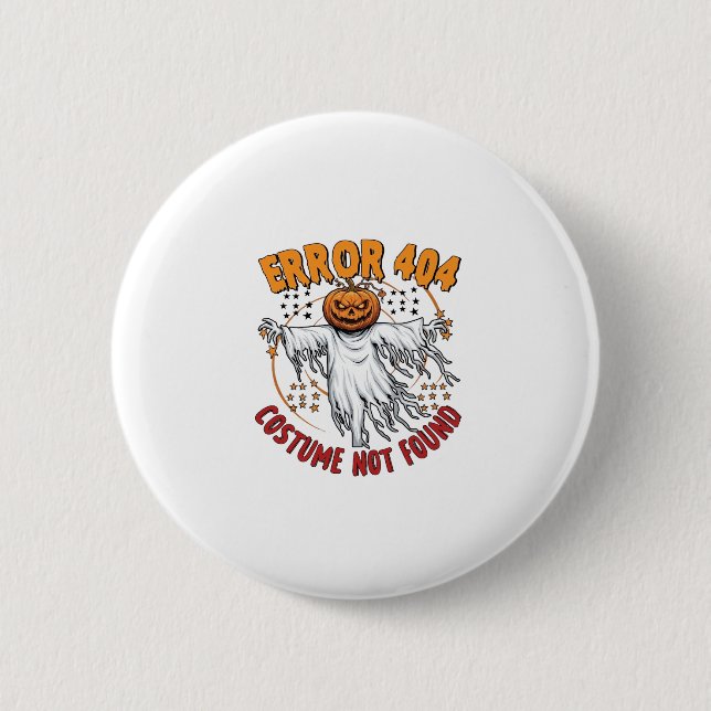 Kostüm nicht gefunden Halloween-Kürbis-Geist_1 Button (Vorderseite)