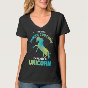 Kostüm Party Magische Kreatur Tier Einhorn T-Shirt