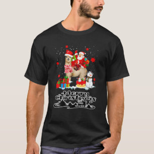 Kostüm Santa Riding Alpacas Design Pajama Klassik T-Shirt