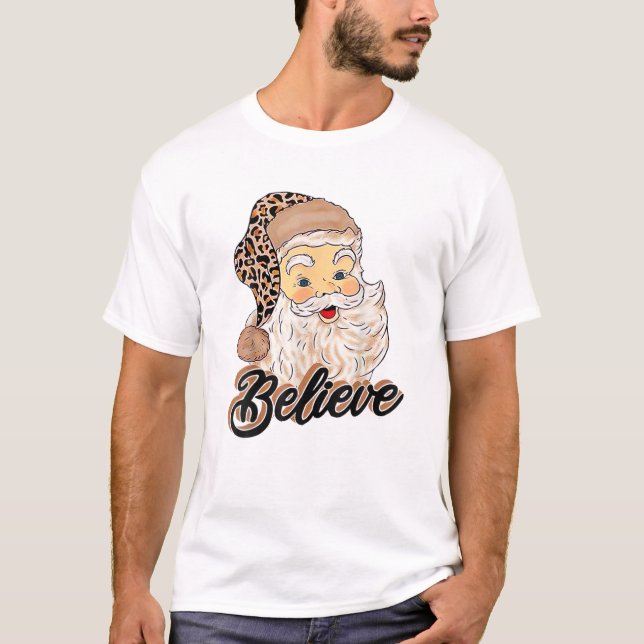 Kostüm Weihnachtsmann mit T-Shirt (Vorderseite)