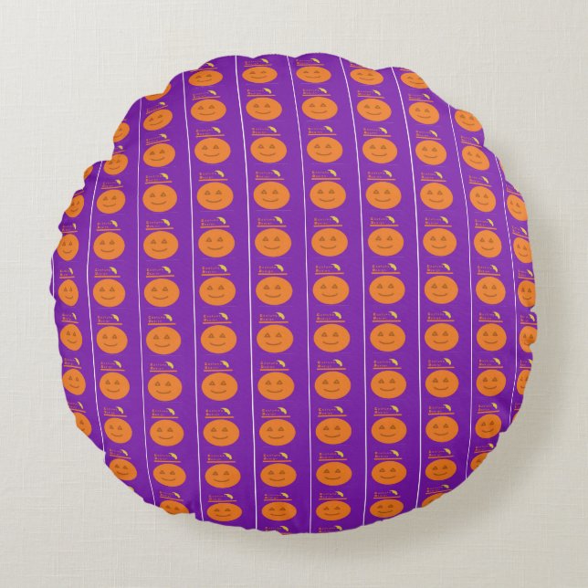 Kostümdesign Pumpkin Round Kissen (Vorderseite)